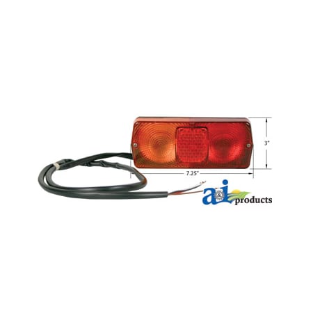 A & I Products Rear Light (LH) 4.4" x5.2" x14.4" A-1678868M92